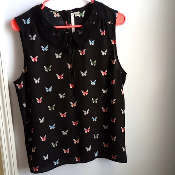 LC Lauren Conrad Tops - Lauren Conrad Butterfly Blouse